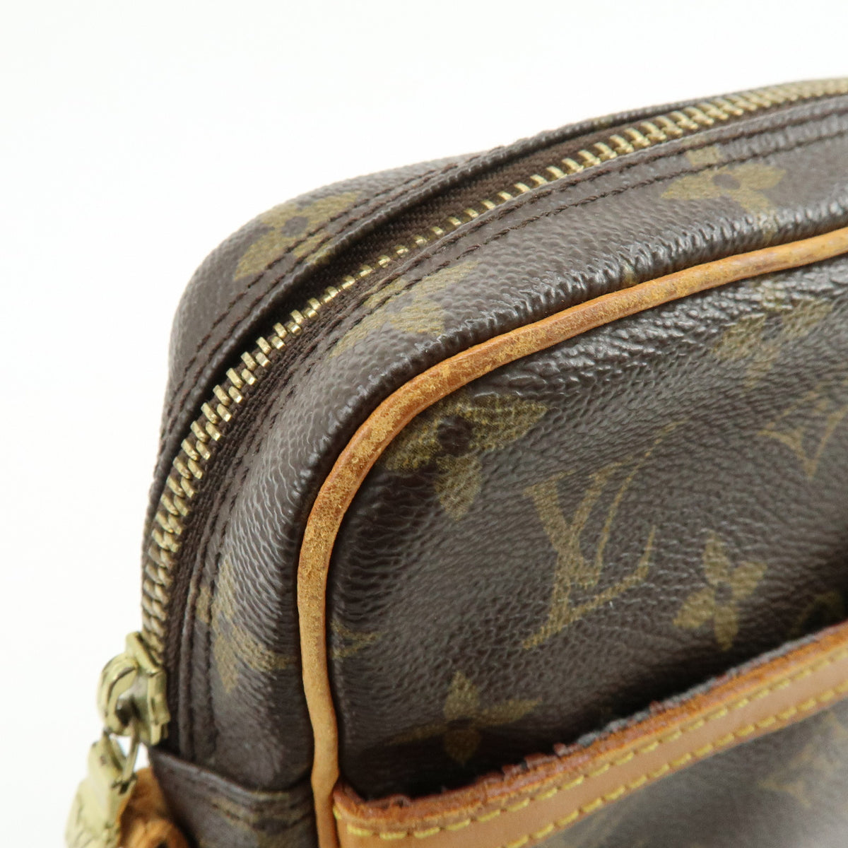 Louis Vuitton Monogram Danube Shoulder Bag Crossbody Bag Brown M45266