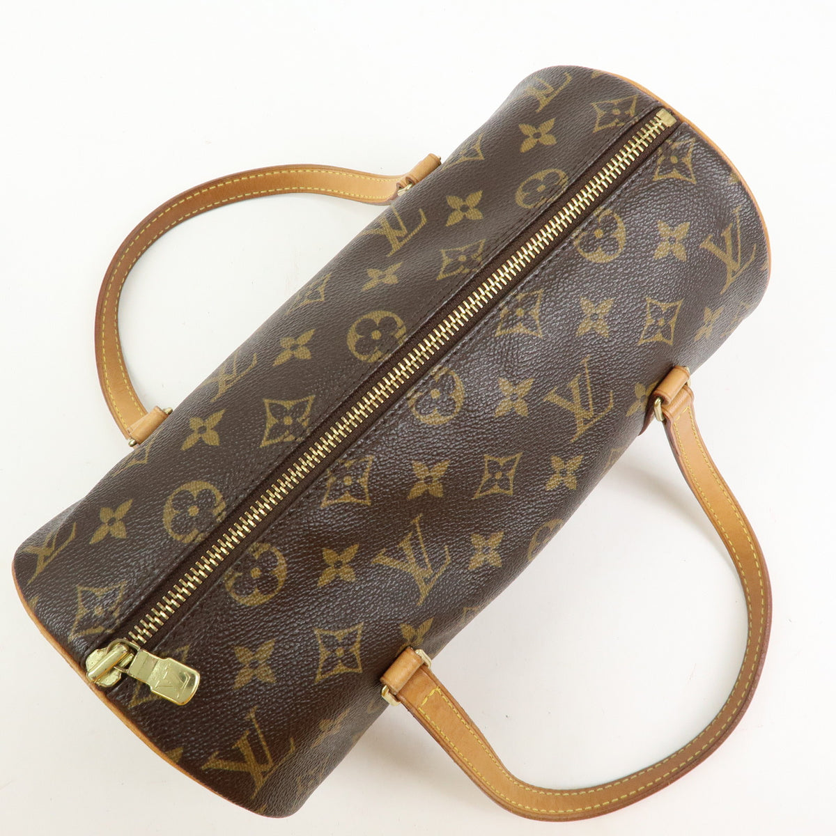 Louis Vuitton Monogram Papillon 26 Hand Bag Brown M51386