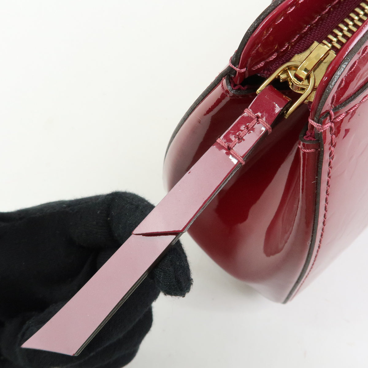 Louis Vuitton Monogram Vernis Brea PM 2Way Bag Hand Bag Magenta M50810