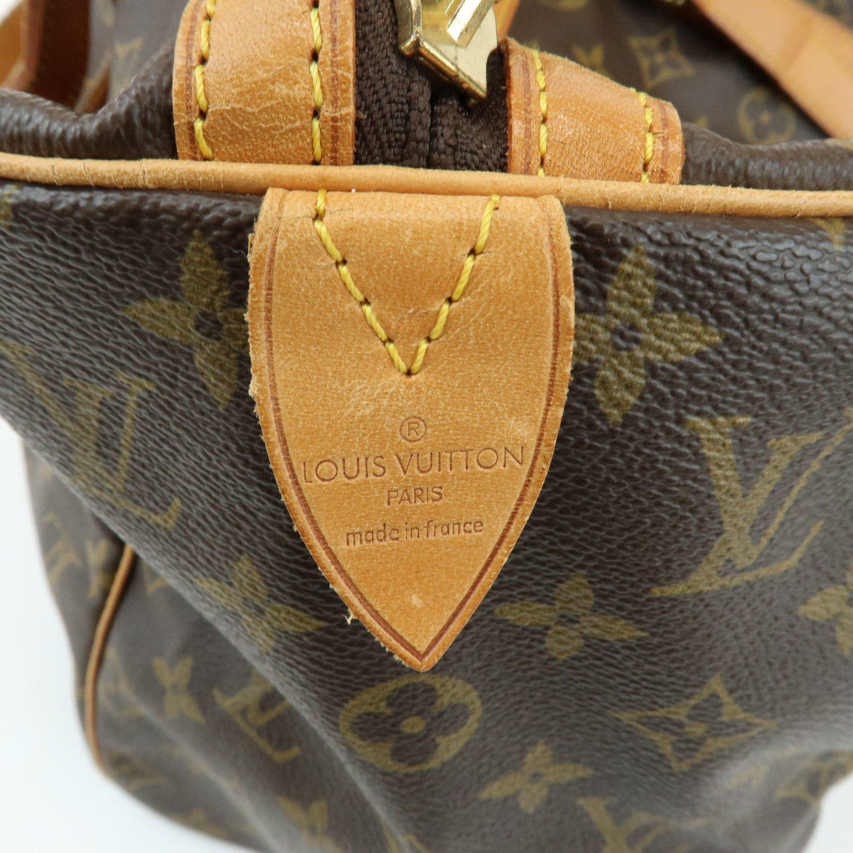 Louis Vuitton Monogram Sac Souple 35 Boston Bag Brown M41626