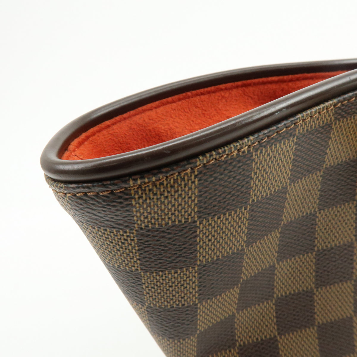 Louis Vuitton Manosque PM Damier Canvas Tote Bag Hand Bag Ebene N51121