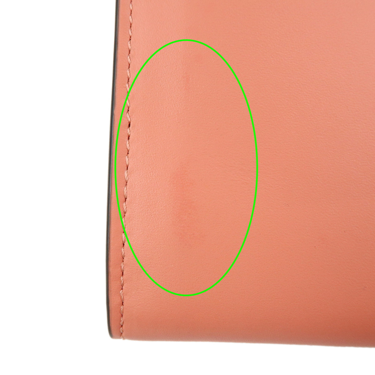 FENDI FF Diamond Leather Chain Long Wallet WOC Pink 8M0365