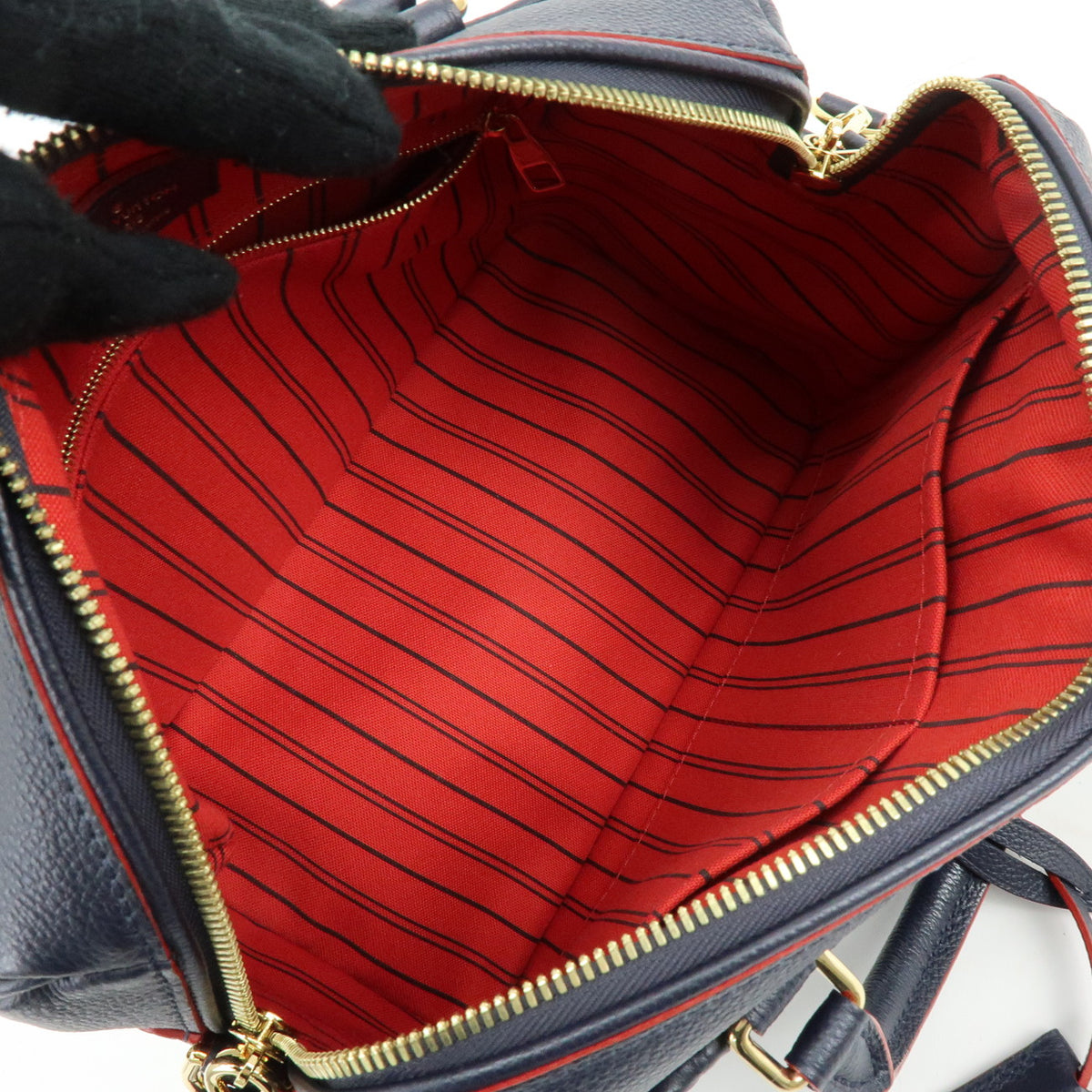 Louis Vuitton Monogram Empreinte Speedy Bandouliere 25 2Way Bag M43501