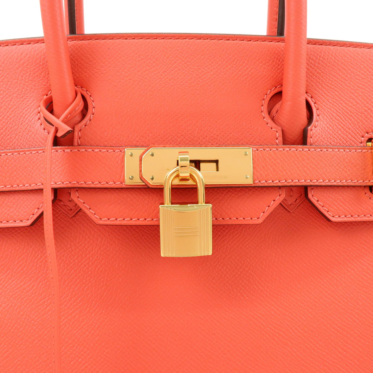 HERMES Birkin 30 Veau Epsom Leather Hand Bag Rose Jaipur