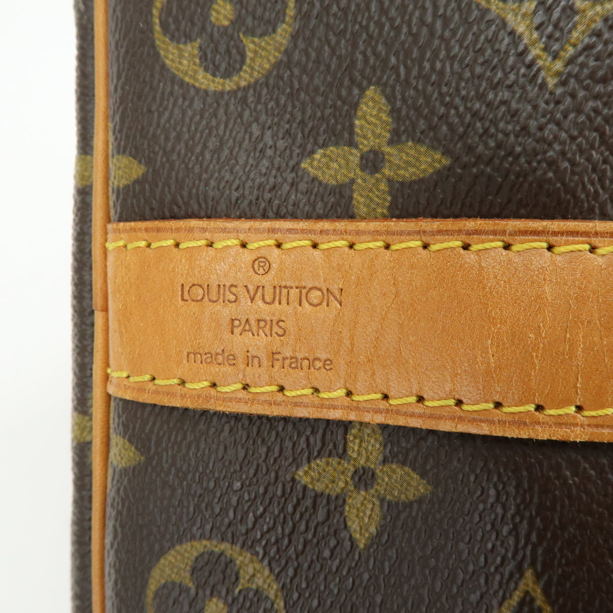 Louis Vuitton Monogram Keep All Bandouliere 50 Boston Bag Brown M41416