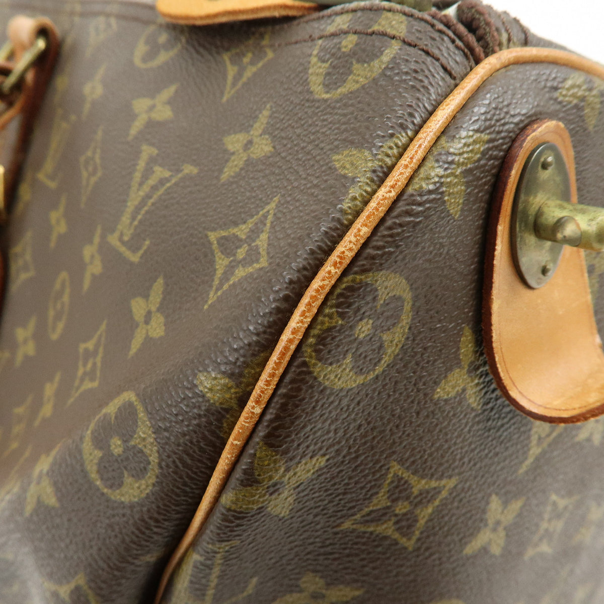 Louis Vuitton Monogram Keep All 50 Boston Bag Brown M41426