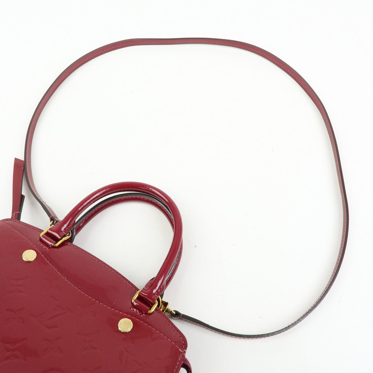 Louis Vuitton Monogram Vernis Brea PM 2Way Bag Hand Bag Magenta M50810