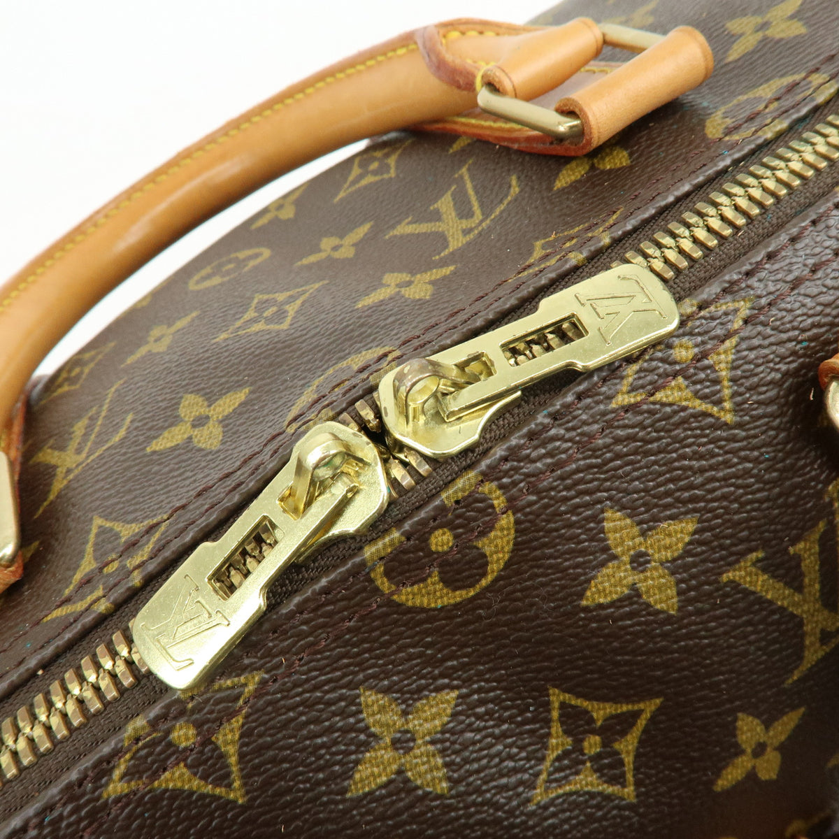 Louis Vuitton Monogram Keep All Bandouliere 50 Boston Bag Brown M41416