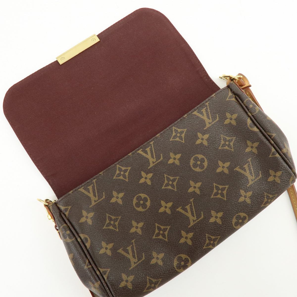 Louis Vuitton Monogram Favorite MM 2Way Bag Shoulder Bag Brown M40718