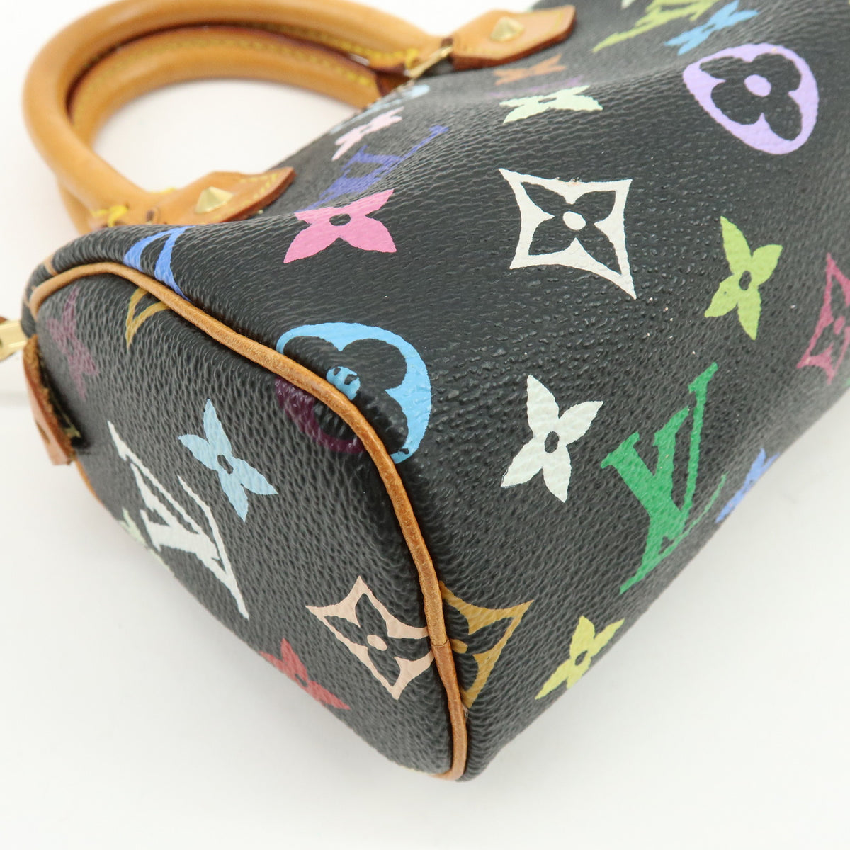 Louis Vuitton Monogram Multicolor Mini Speedy Mini Bag Noir M92644