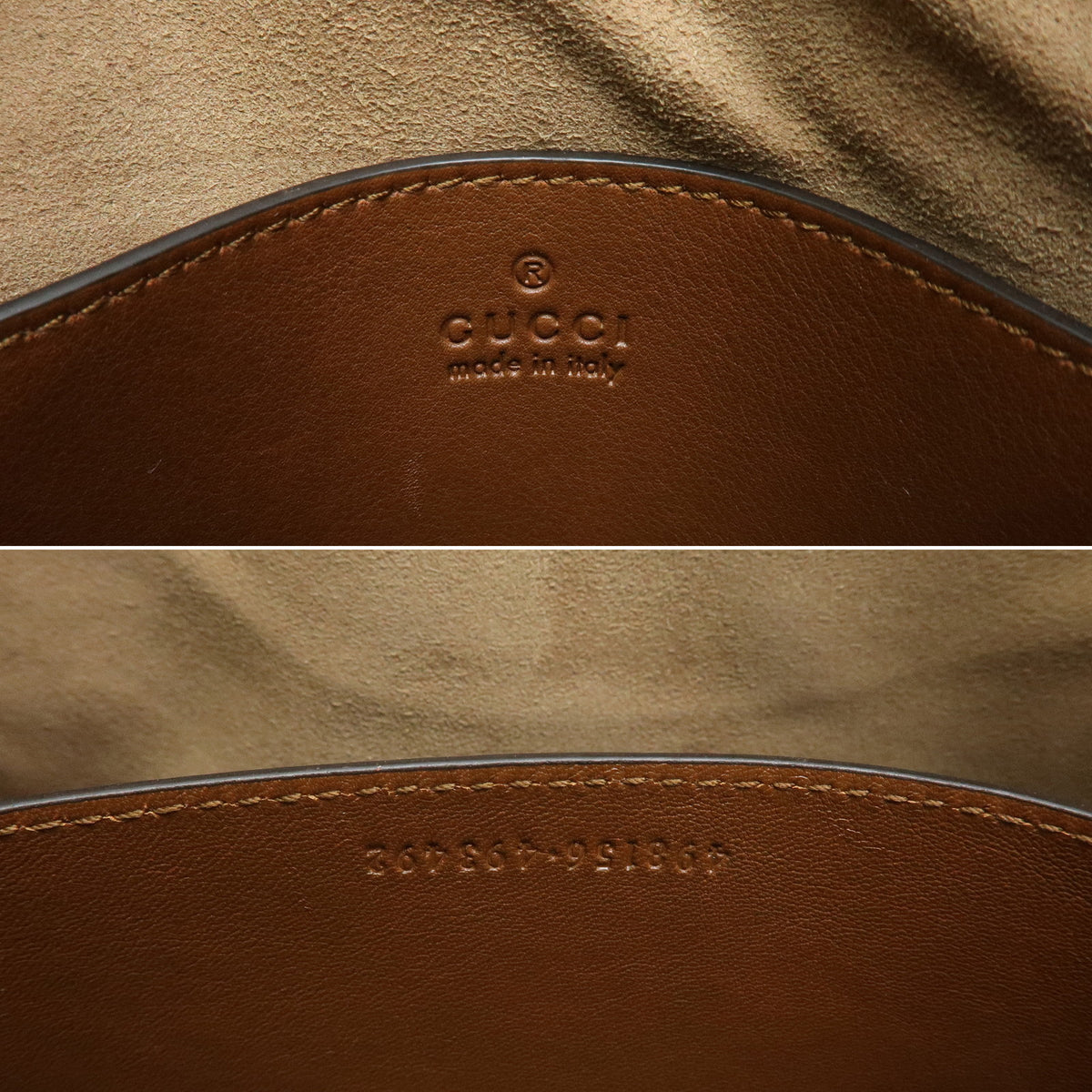 GUCCI Padlock GG Supreme Leather Chain Shoulder Bag Brown 498156