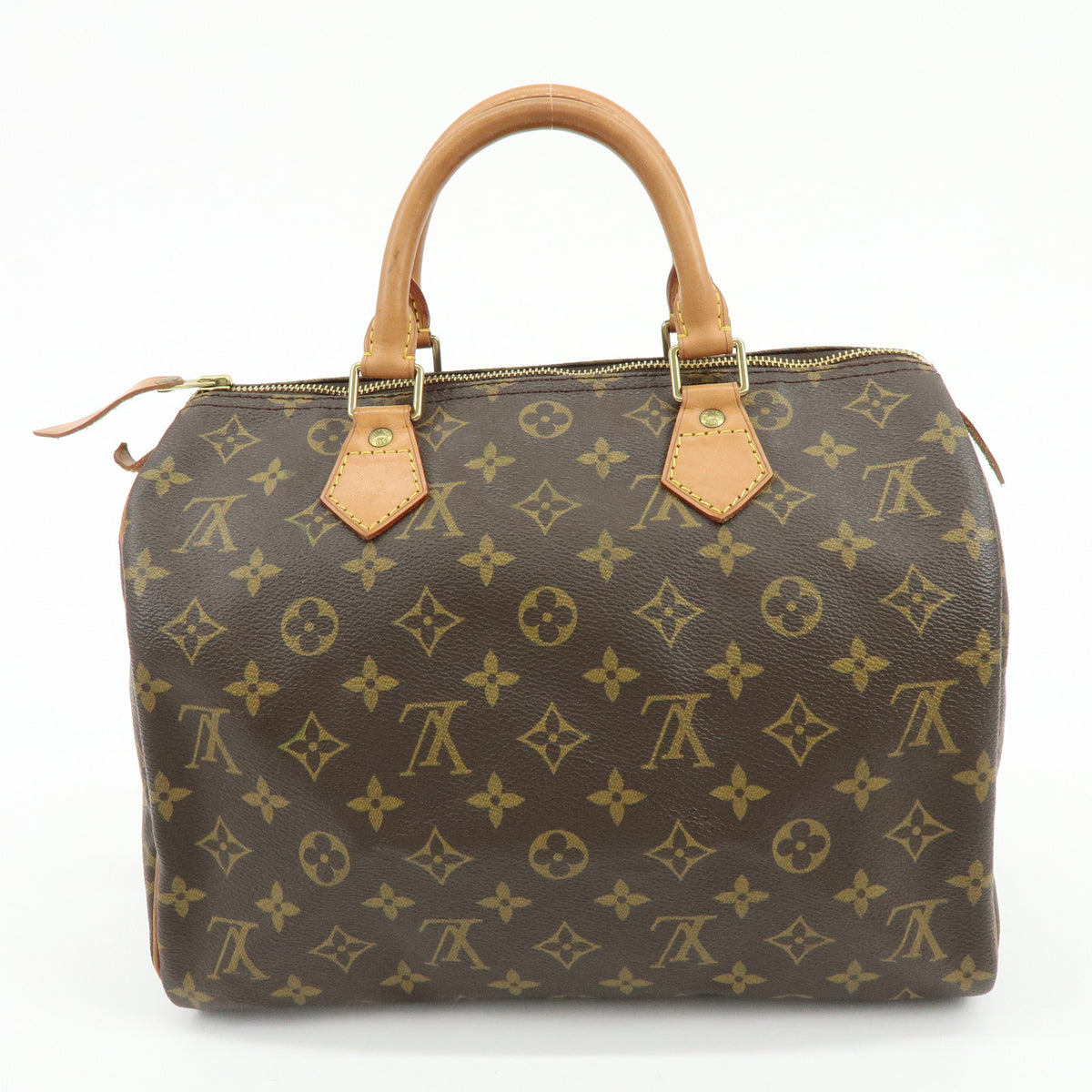 Louis Vuitton Monogram Speedy 30 Boston Bag Hand Bag Brown M41526