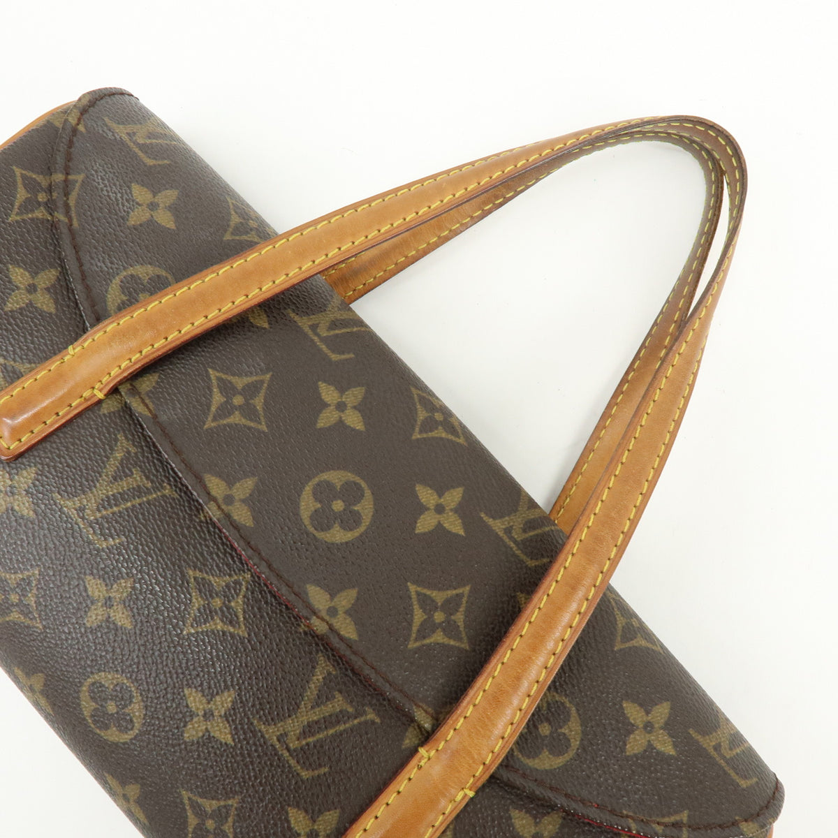 Louis Vuitton Monogram Canvas Sonatine Hand Bag Brown M51902