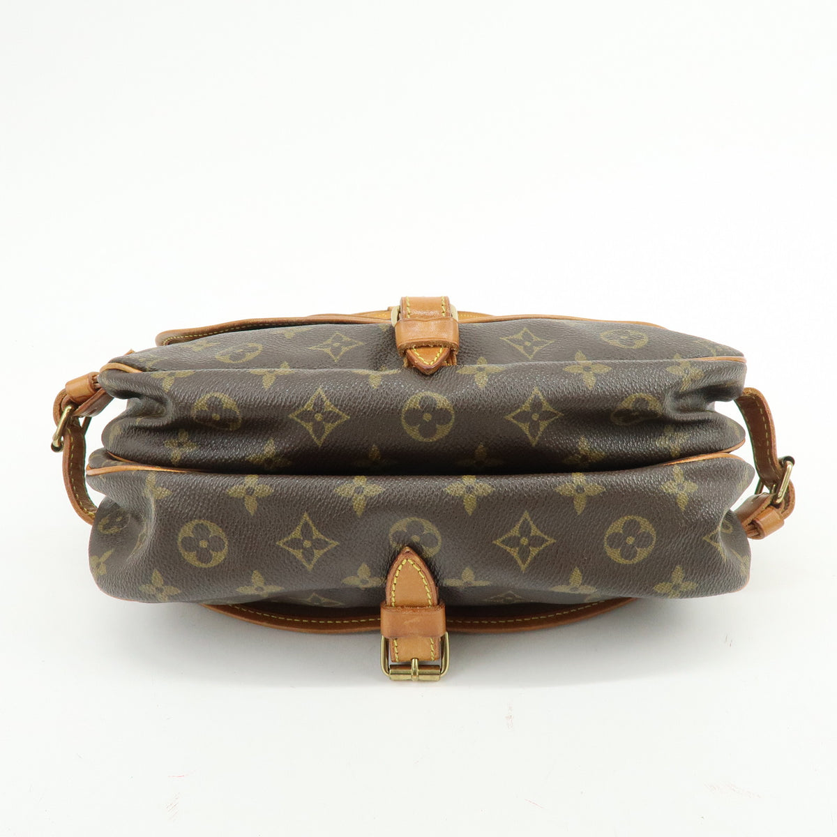 Louis Vuitton Monogram Saumur 30 Canvas Shoulder Bag Brown M42256