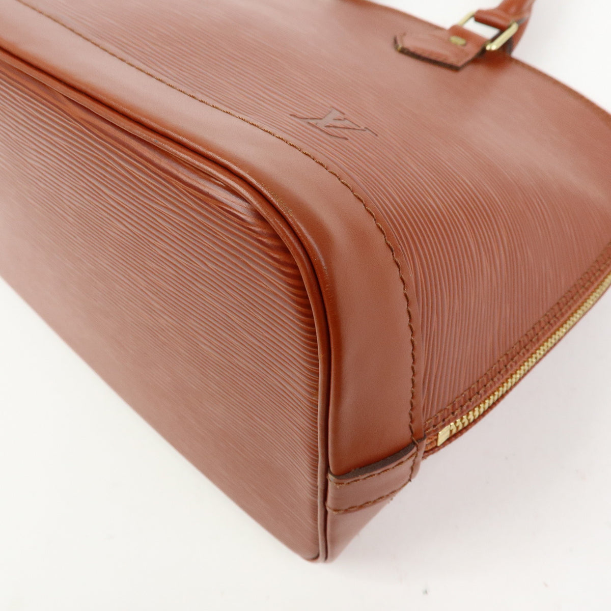 Louis Vuitton Epi Alma PM Hand Bag Kenya Brown M52143