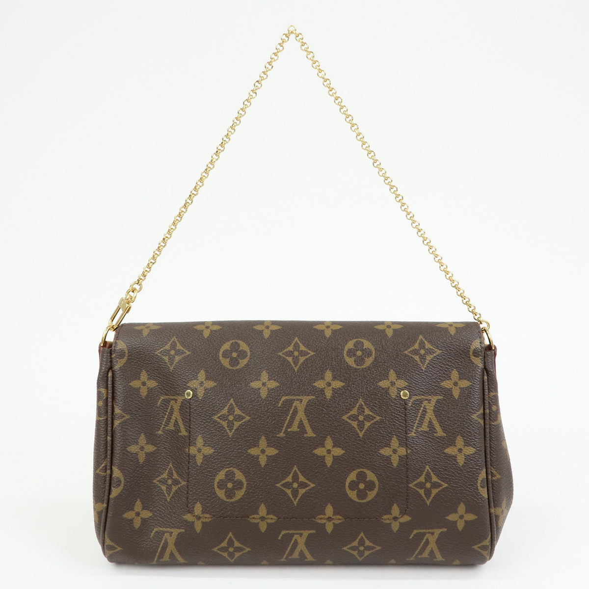 Louis Vuitton Monogram Favorite MM Shoulder Bag Brown M40718