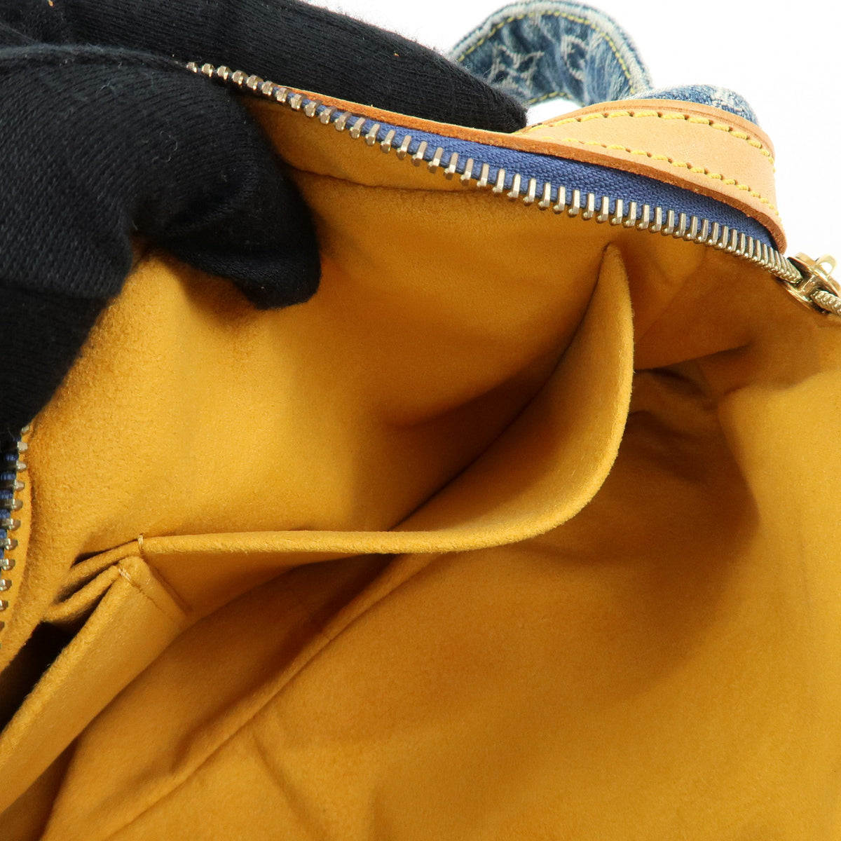 Louis Vuitton Monogram Denim Bum Bag Waist Bag Blue M95347