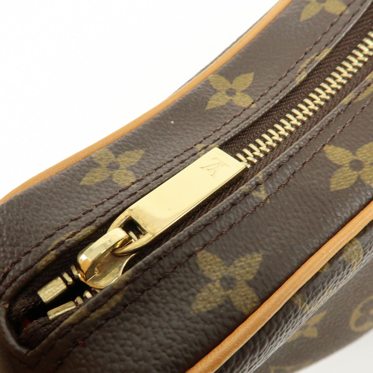 Louis Vuitton Monogram Croissant MM Shoulder Bag Brown M51512