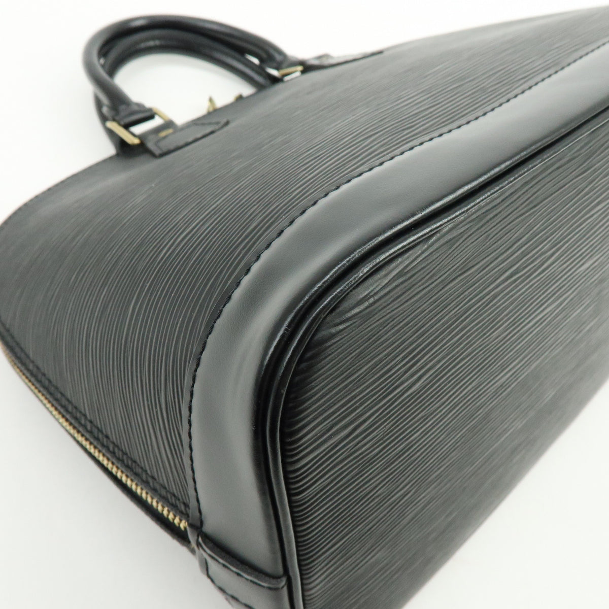 Louis Vuitton Epi Alma PM Leather Hand Bag Noir Black M52142