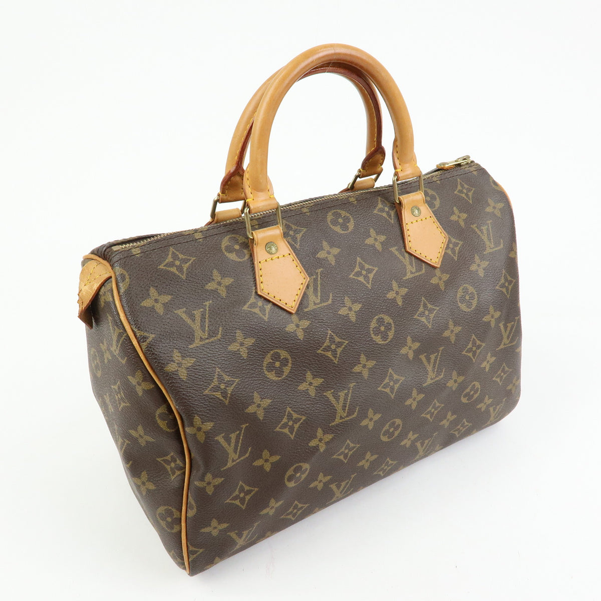 Louis Vuitton Monogram Speedy 30 Boston Bag Hand Bag Brown M41526