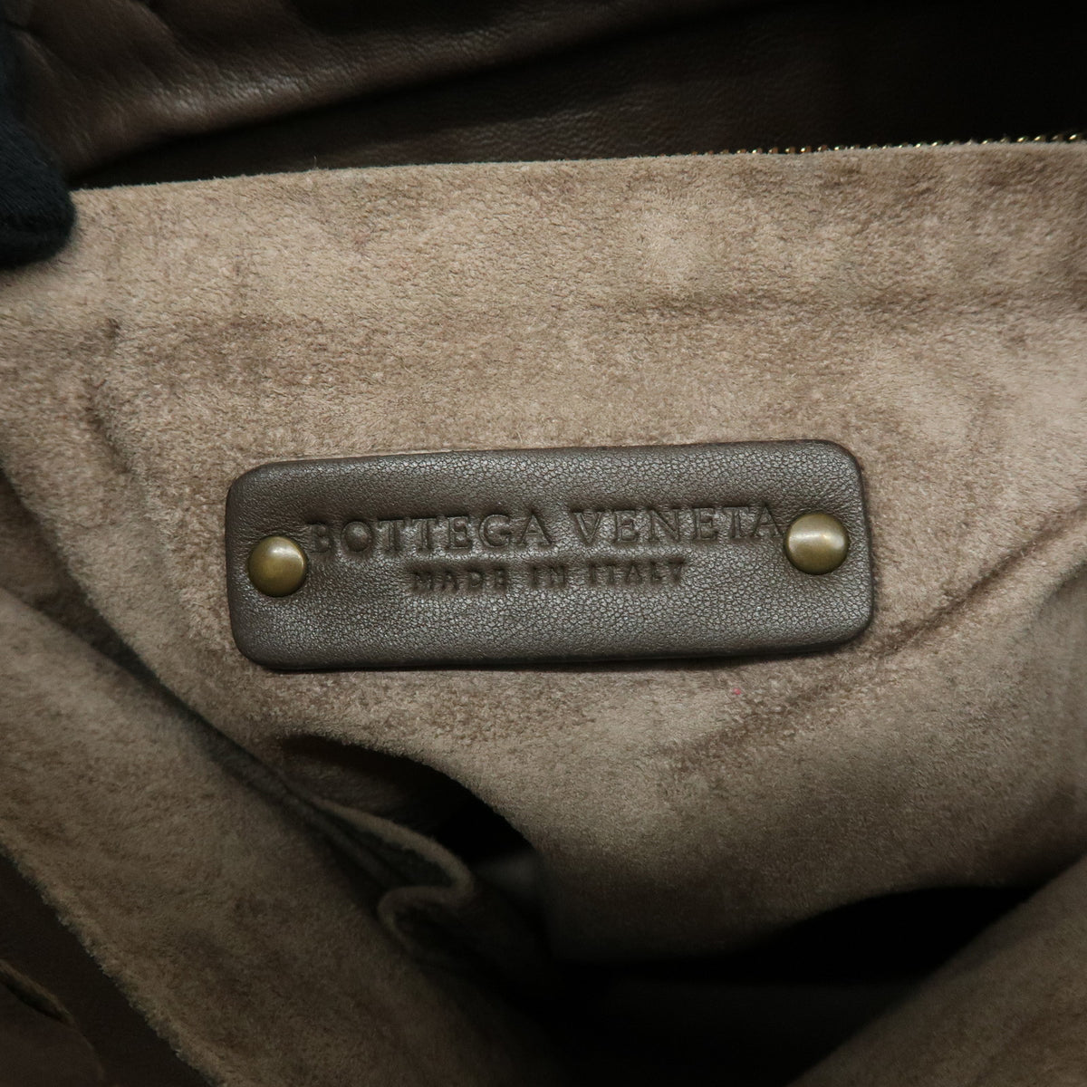 BOTTEGA VENETA Intrecciato Leather Shoulder Crossbody Bag Brown 179330