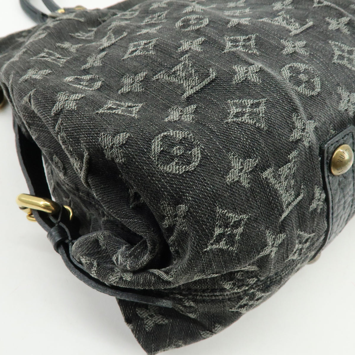 Louis Vuitton Monogram Denim Neo Cabby MM 2Way Bag Noir M95351