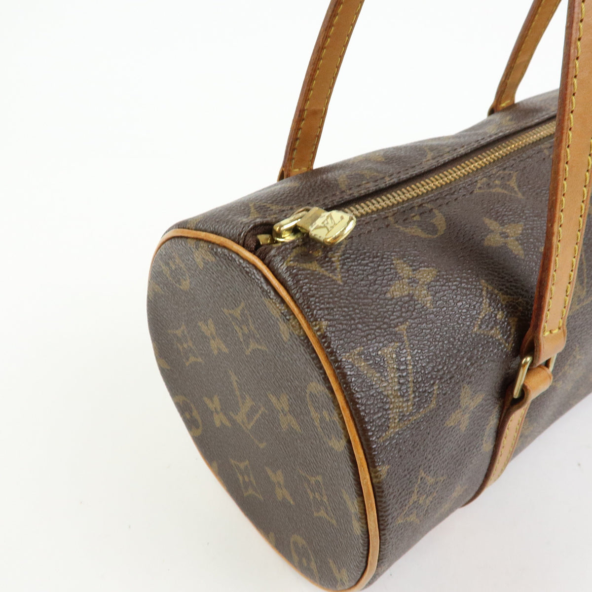 Louis Vuitton Monogram Papillon 26 Hand Bag Brown M51386