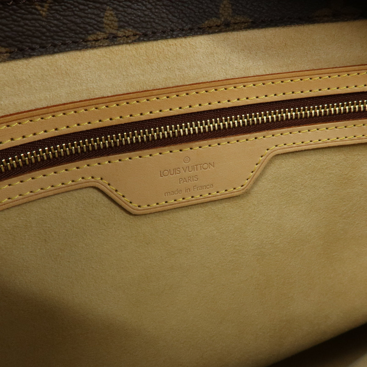 Louis Vuitton Monogram Luco Tote Bag Shoulder Bag Brown M51155