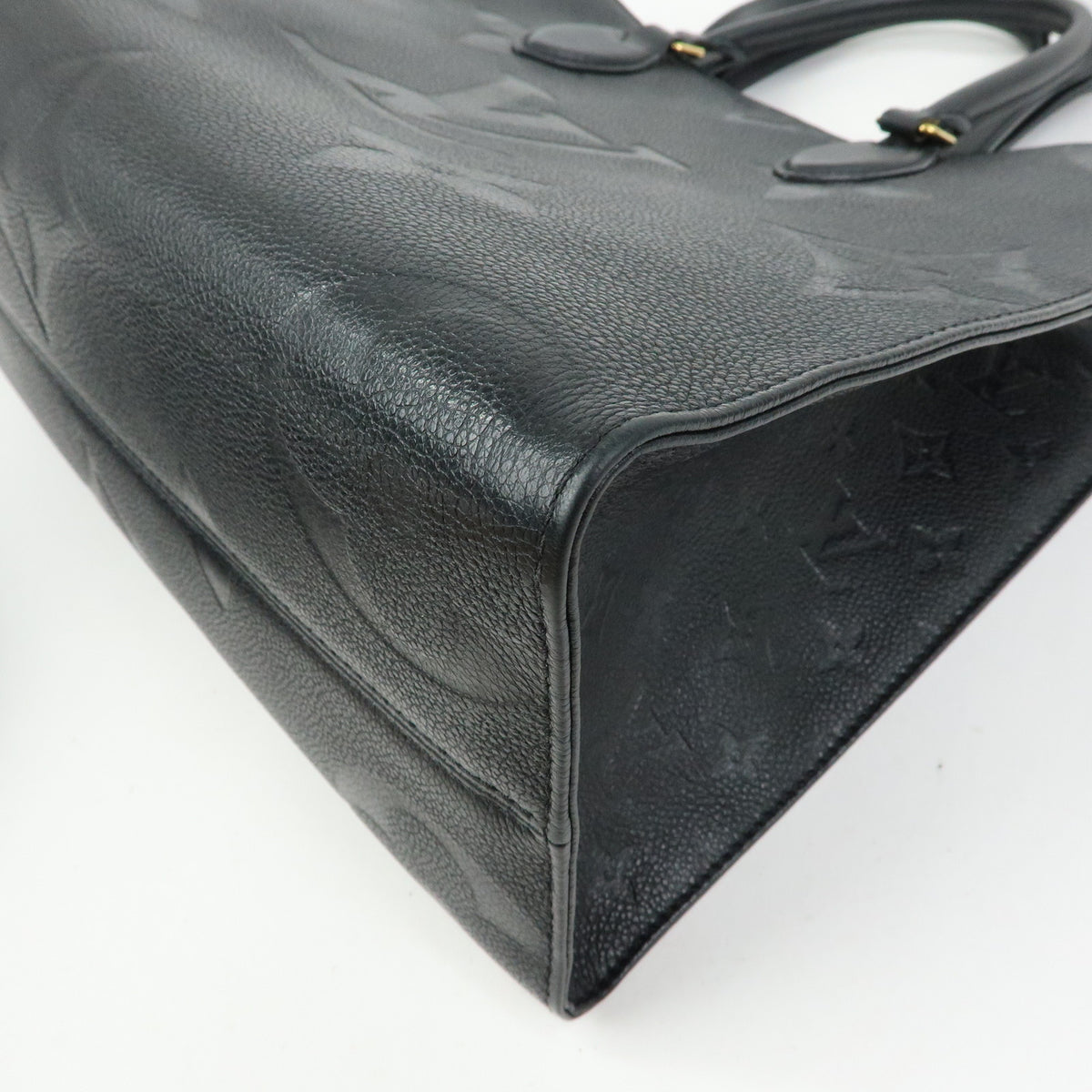 Louis Vuitton Monogram Empreinte On The Go MM 2Way Tote Bag Noir M45595