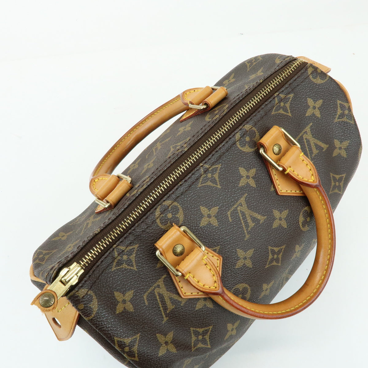 Louis Vuitton Monogram Speedy 25 Boston Bag Hand Bag Brown M41528