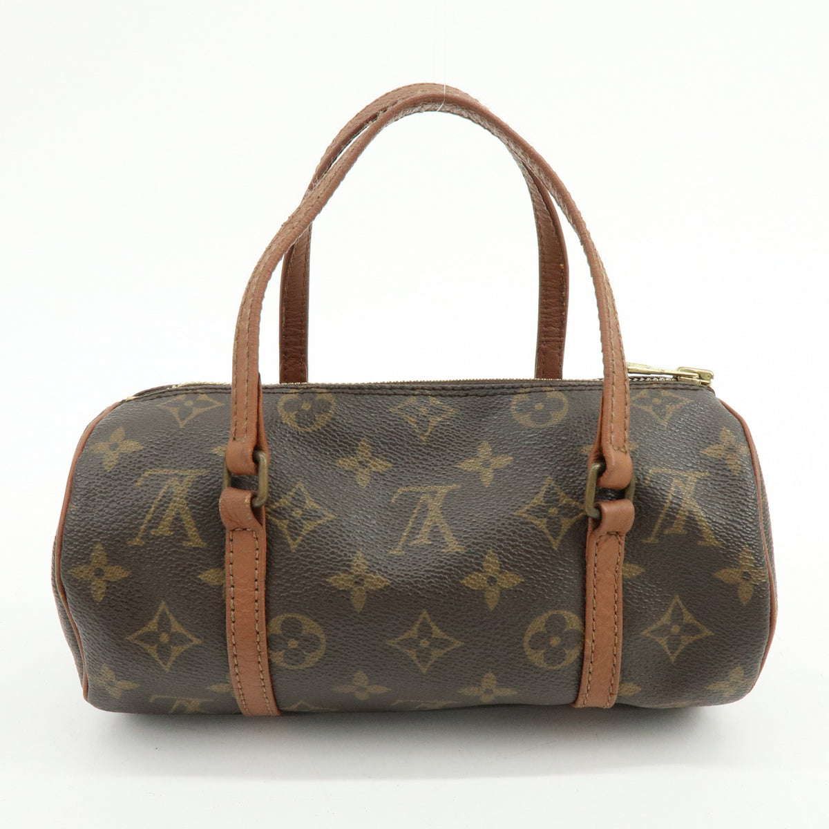 Louis Vuitton Monogram Papillon 22 Canvas Leather Hand Bag Brown M51367