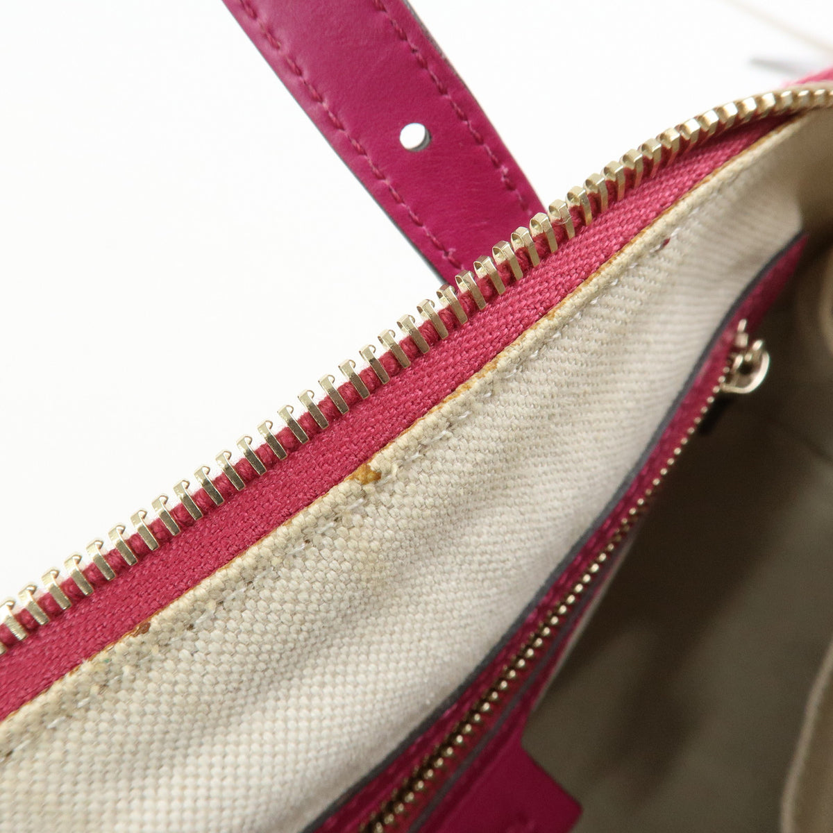 GUCCI Gucci Nice Microguccissima Patent Leather 2Way Bag Pink 309617
