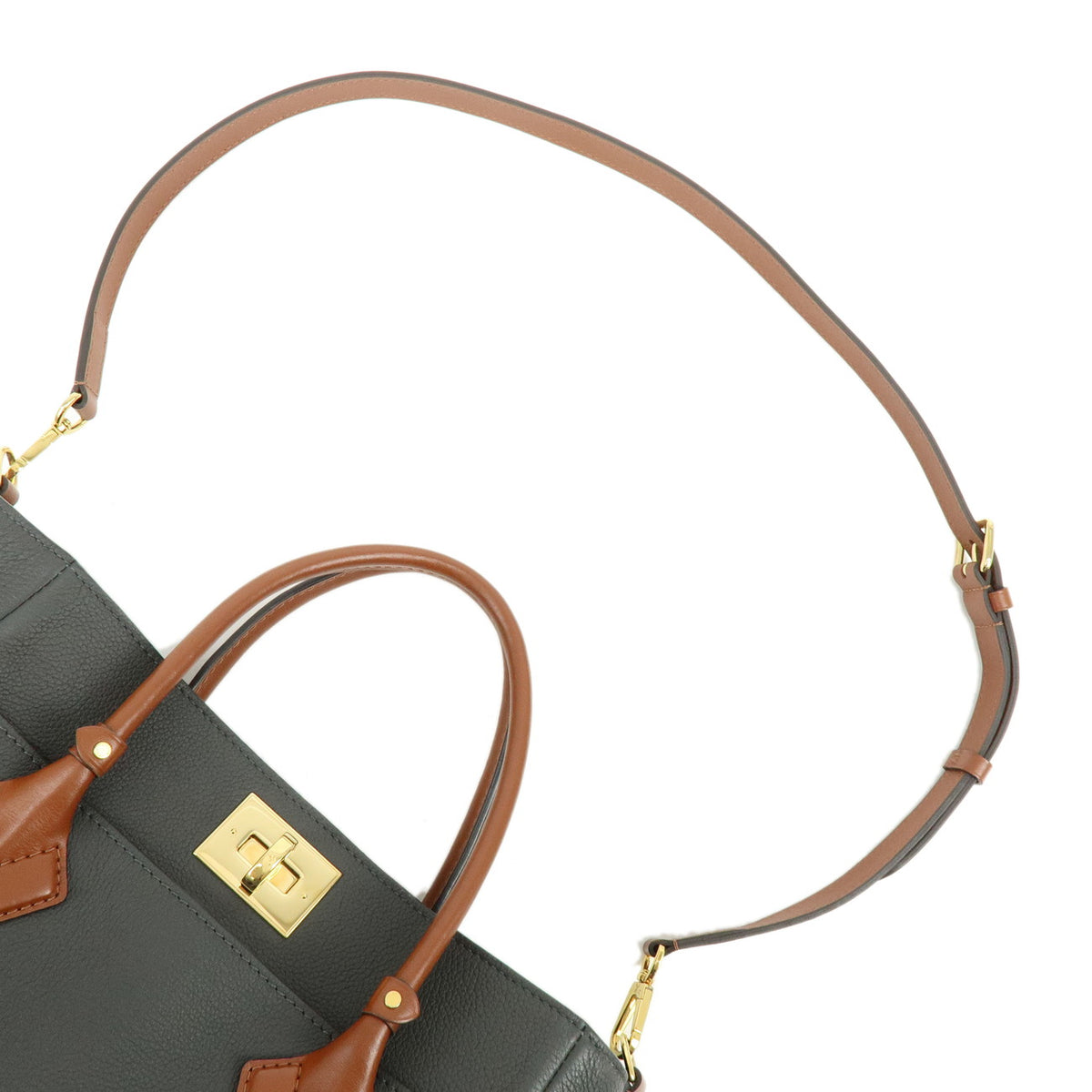 Louis Vuitton Monogram On My Side MM 2Way Bag Etain Brown M56550