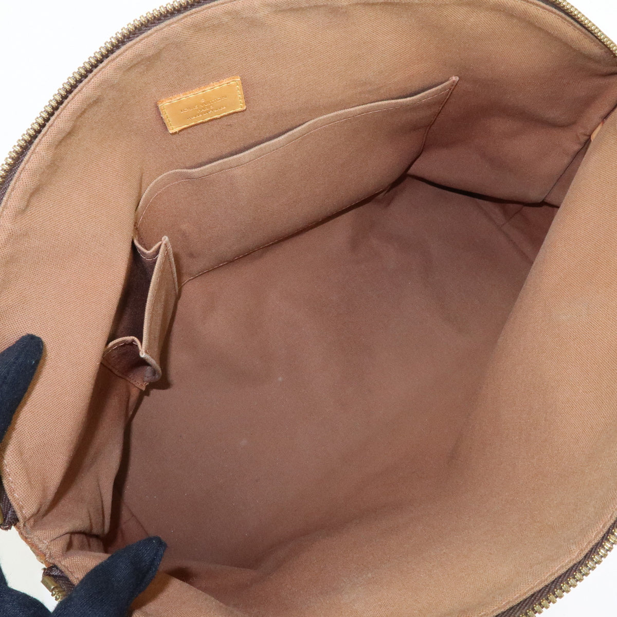 Louis Vuitton Monogram Lockit Horizontal Shoulder Bag Brown M40104