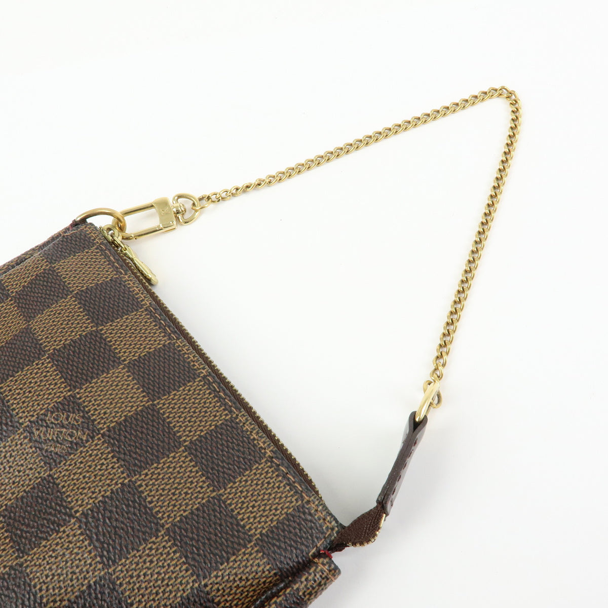 Louis Vuitton Damier Ebene Mini Pochette Accessoires Pouch N58009