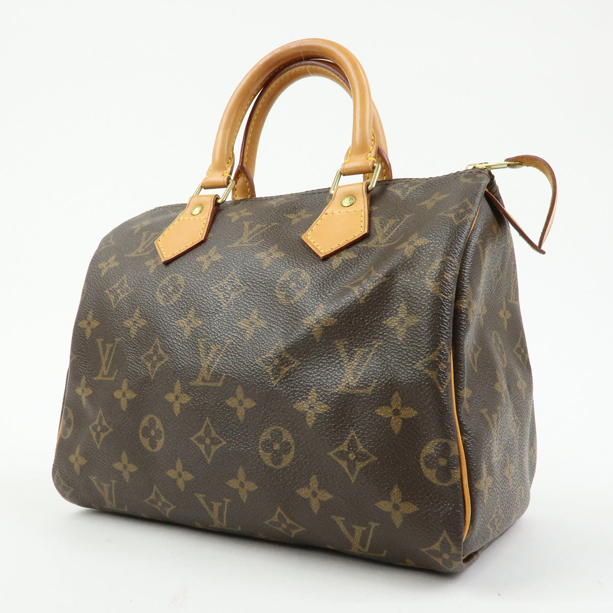 Louis Vuitton Monogram Speedy 25 Boston Bag Hand Bag Brown M41528