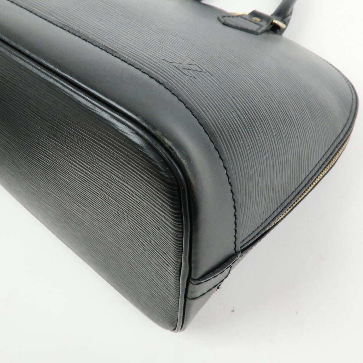 Louis Vuitton Epi Alma Leather Hand Bag Noir Black M52142