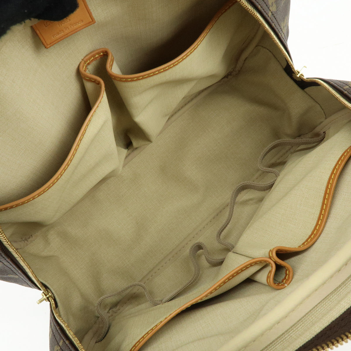 Louis Vuitton Monogram Deauville Canvas Hand Bag Brown M47270
