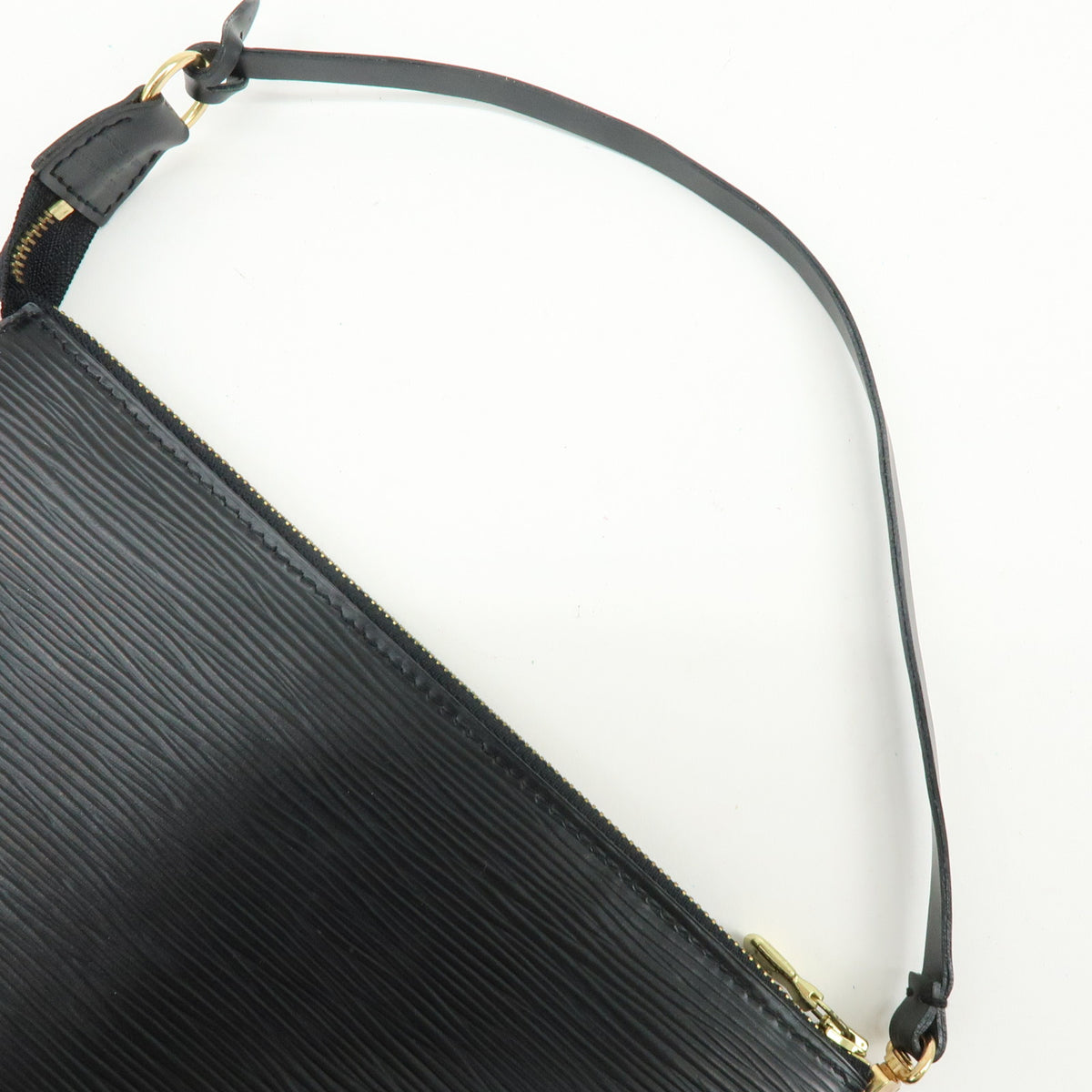 Louis Vuitton Epi Pochette Accessoires Leather Clutch Bag Noir M52942