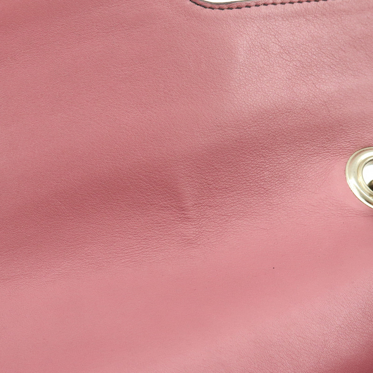 GUCCI Horsebit Guccissima Leather Chain Shoulder Hand Bag Pink 295402