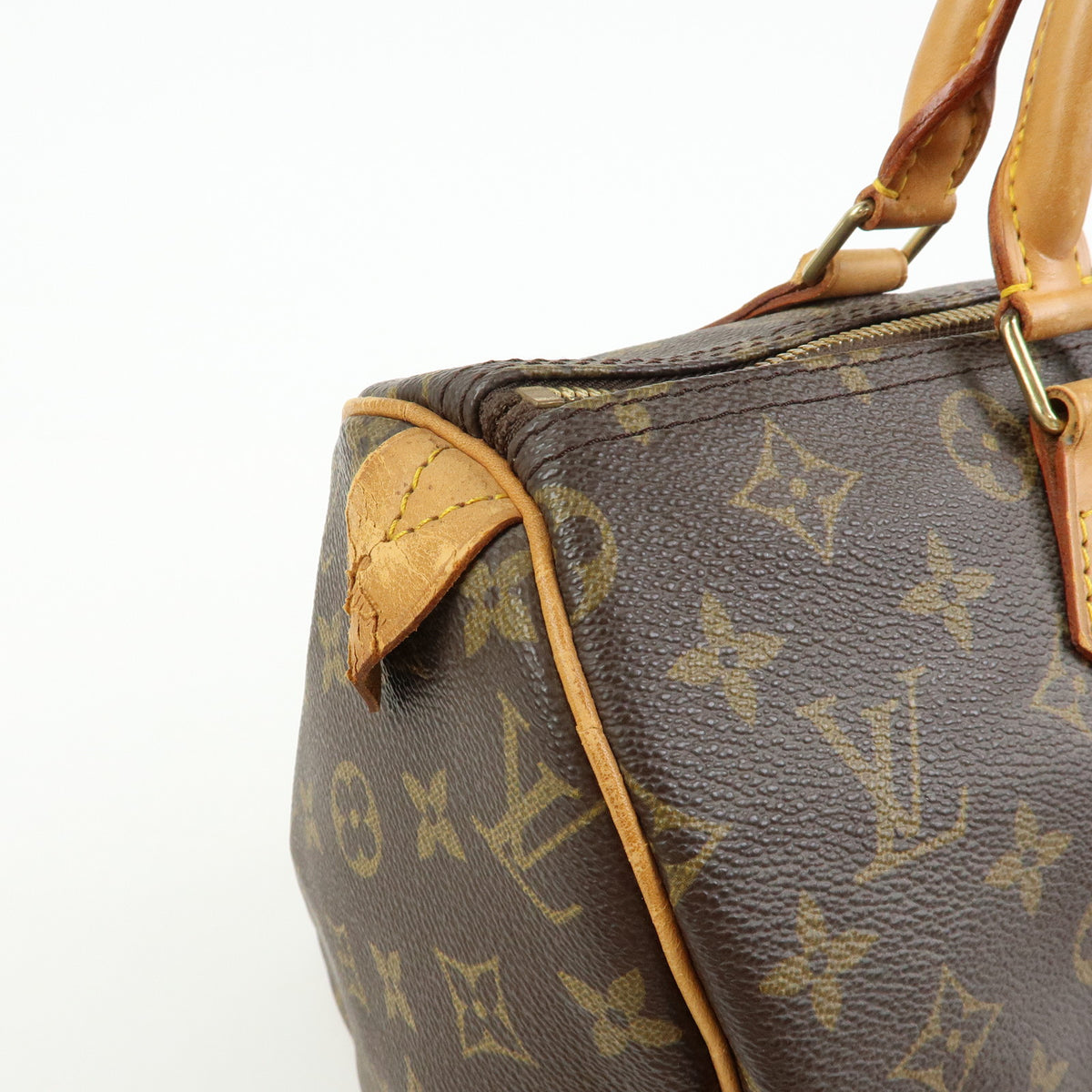 Louis Vuitton Monogram Speedy 30 Boston Bag Hand Bag Brown M41526