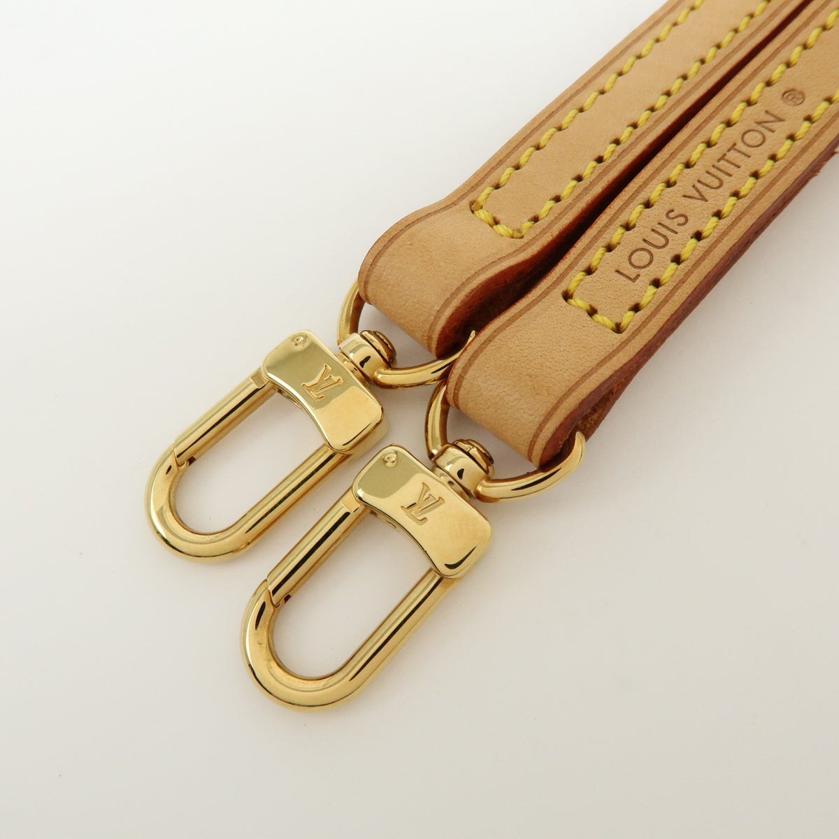 Louis Vuitton Nume Leather Shoulder Strap 120cm Natural J00145