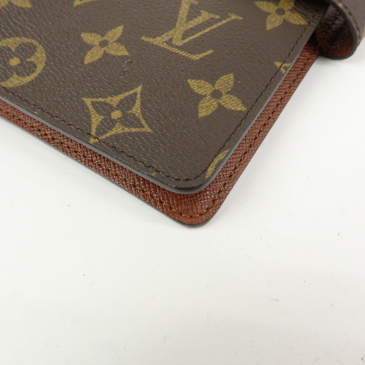 Louis Vuitton Monogram Agenda MM Planner Cover Brown R20105