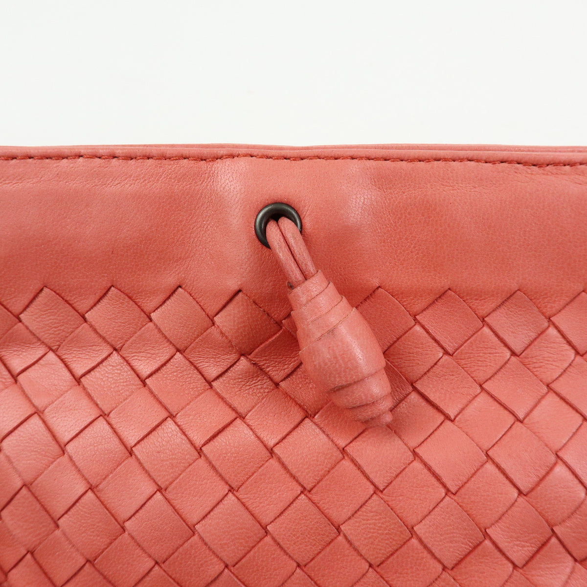 BOTTEGA VENETA Intrecciato Leather Hand Bag Shoulder Bag Pink 120773