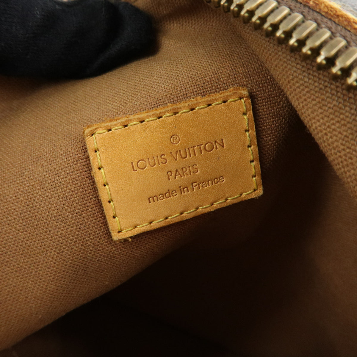 Louis Vuitton Monogram Lockit Horizontal Shoulder Bag Brown M40104