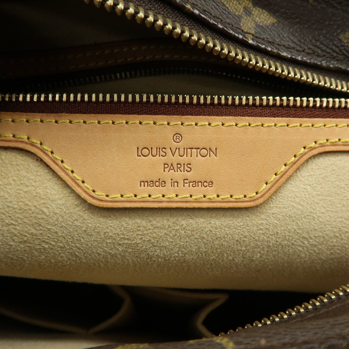 Louis Vuitton Monogram Luco Tote Bag Shoulder Bag Brown M51155