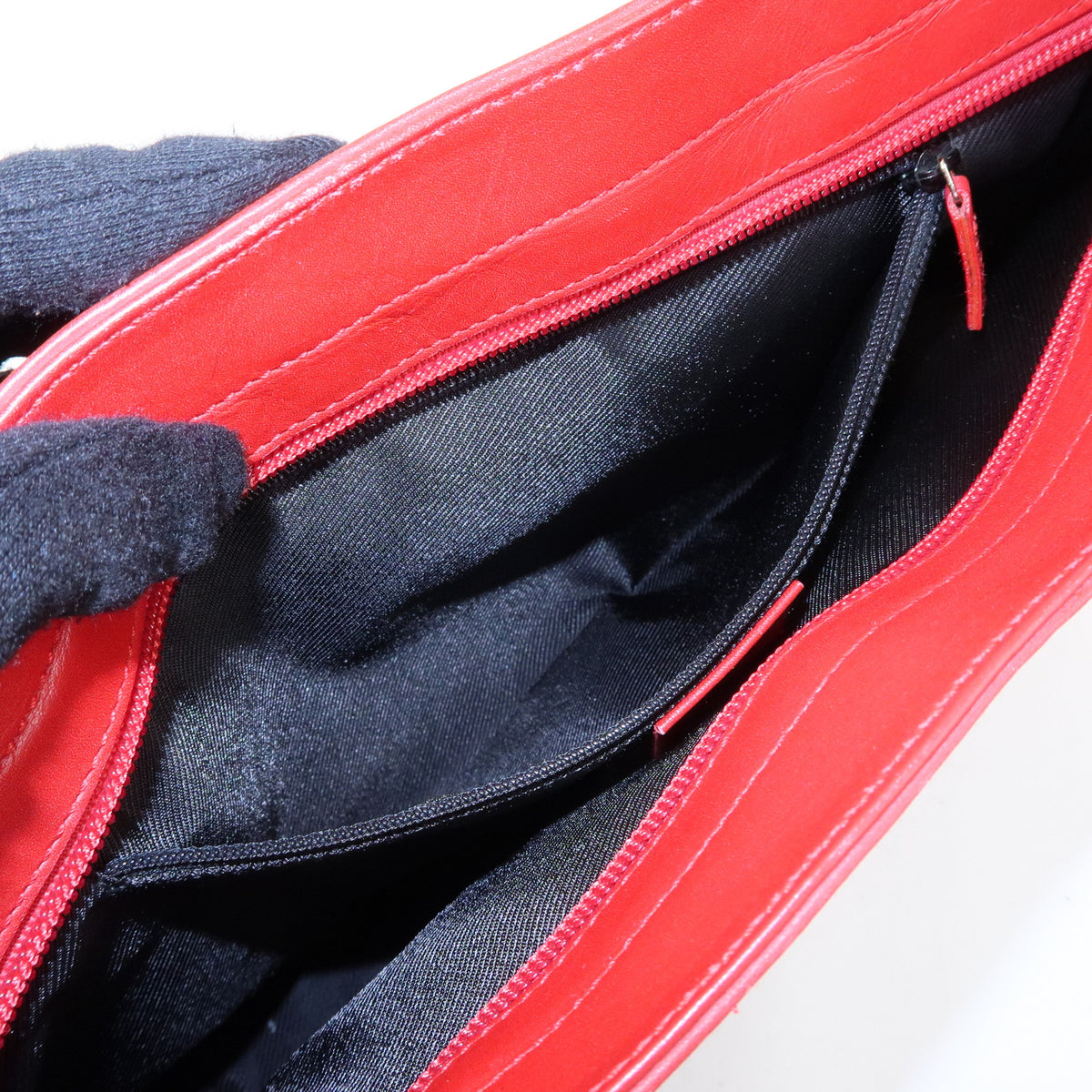 GUCCI GG Canvas Leather Tote Bag Hand Bag Beige Red 002・1119