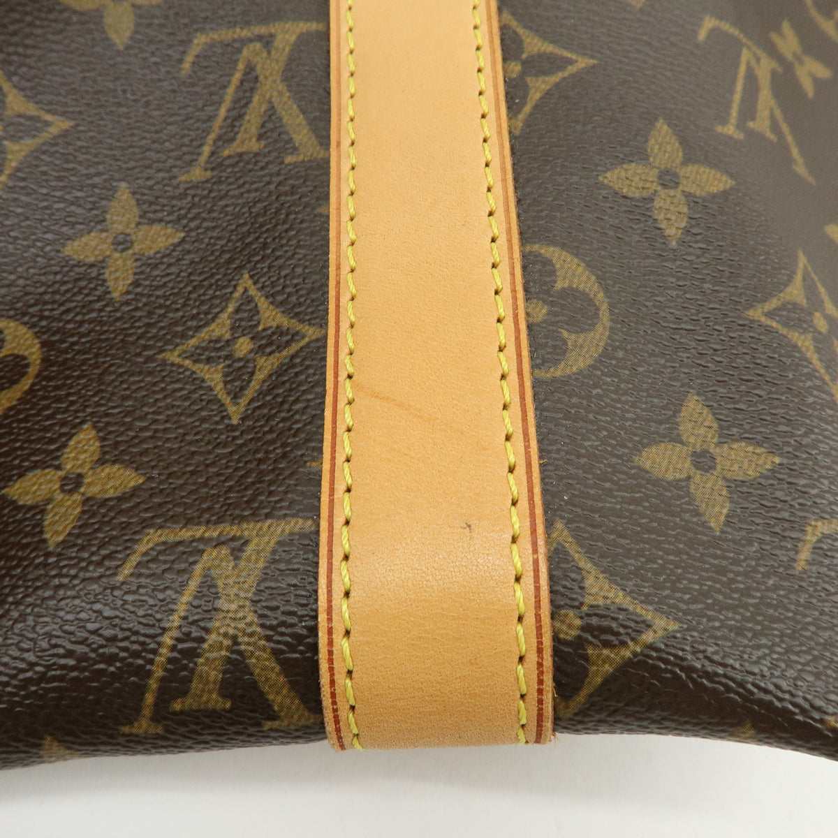 Louis Vuitton Monogram Keep All Bandouliere 50 Boston Bag Brown M41416