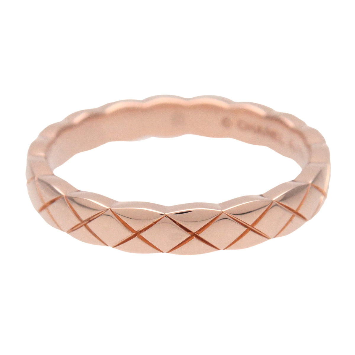 CHANEL COCO Crush Mini Ring K18 750PG Rose Gold #53 US6.25 J11785