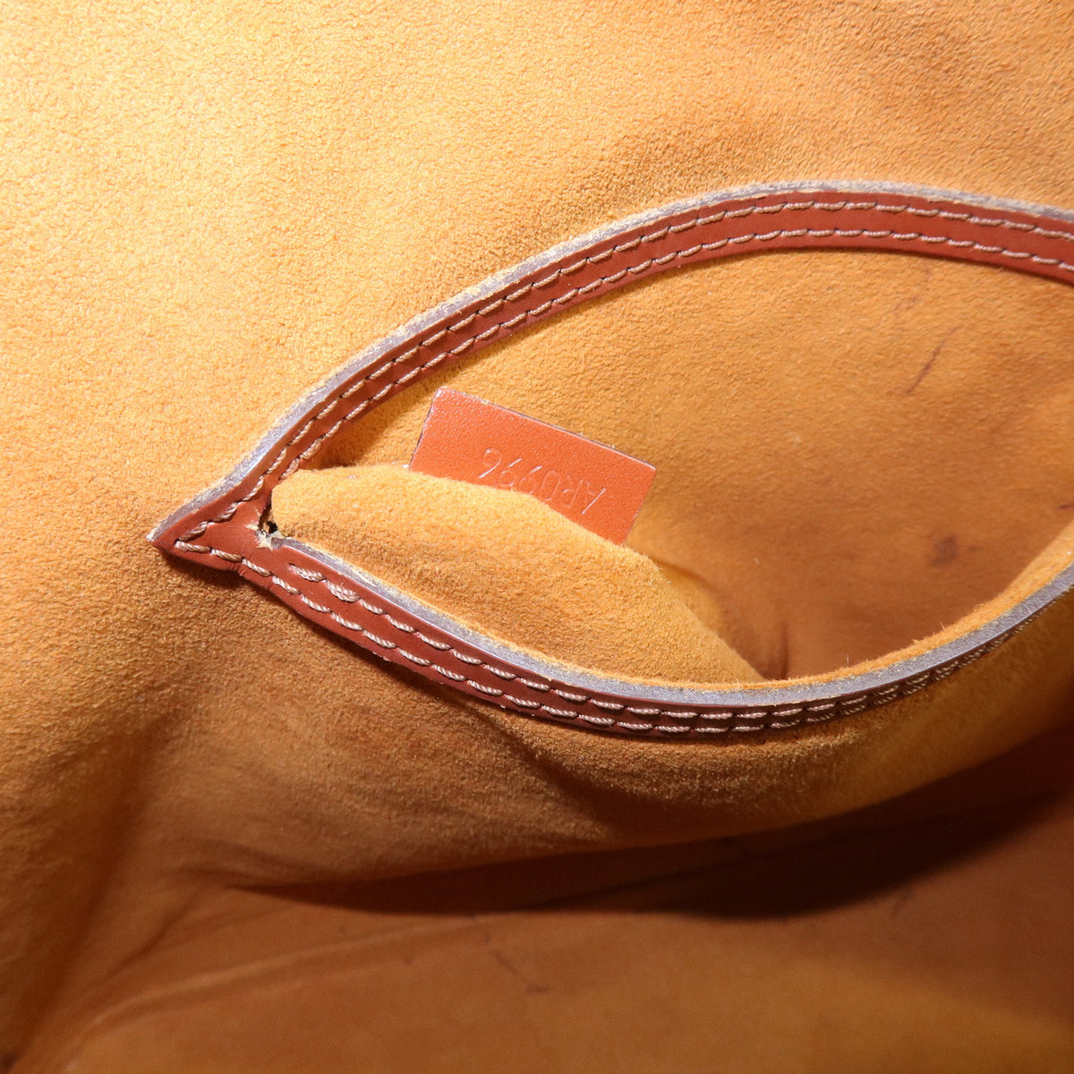 Louis Vuitton Epi Alma PM Leather Hand Bag Kenya Brown M52143